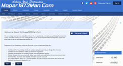 Desktop Screenshot of mopar1973man.com